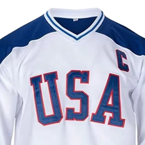 Maillot de hockey sur glace professionnel de style américain à col en V, personnalisé, de qualité supérieure, pour hommes et jeunes clubs et équipes - Product Image 2