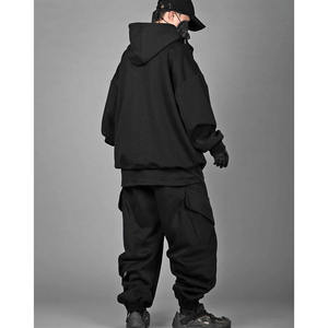 Sudadera Techwear Táctica Urbana con Múltiples Cremalleras y Cuello Alto Estilo Ninja, Cyberpunk, Harajuku, Oversize para Hombre - Product Image 3