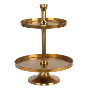 Soporte para Pastel de Aluminio con Revestimiento Negro, Ecológico, Apto para Lavavajillas, Diseño de Ramas Doradas, 2 Niveles, para Fiestas de Cumpleaños, Bodas, Cupcakes - Product Image 5