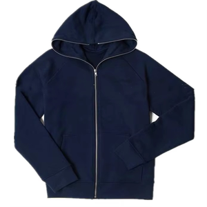 Vente Flash : Sweat à Capuche Unisexe Surdimensionné Personnalisable avec Fermeture Éclair Intégrale, en Coton de Haute Qualité, Broderies Détaillées, Style Décontracté - Product Image 5