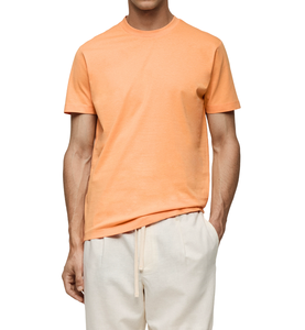 Wholesale 2025 Custom Unisex Gym <b>T</b>-<b>Shirts</b> 100% Cotton Knitted Oversized O-Neck <b>Ringer</b> Crew Fitness Plain Streetwear for <b>Men</b> - Product Image 1