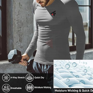 Rash Guard Personalizado de Último Diseño, Producto en Oferta a Precio de Fábrica, Rash Guard para Hombre Más Vendido - Product Image 6