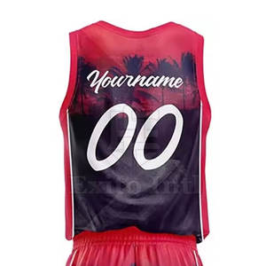Uniforme de Baloncesto Sublimado Transpirable Más Popular para Equipos de Adultos, Conjuntos con Color y Logotipo Personalizados - Product Image 5