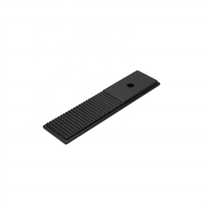 Modern Bronze Rectangle Back-plate Furniture Handle with Knurle Design Drawer Pull Durable Cabinet Knob for Home Office Dresser - Product Image 3