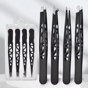 ชุดแหนบตัดขนตาสแตนเลสสตีล Morje Surgical Precision สีดำ ปลายเรียบ 10 มม. 4 ชิ้น - Product Image 2