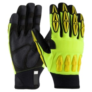 Gants de mécanicien de sécurité personnalisés, vente en gros, dernier design, prix de gros, gants de mécanicien en cuir avec protection contre les chocs - Product Image 1