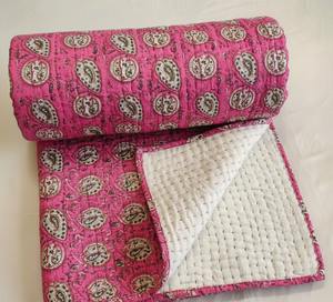 ผ้าห่มคันธาทำมือจากผ้าฝ้าย ผู้ผลิตจากอินเดีย คุณภาพส่งออก - Product Image 2