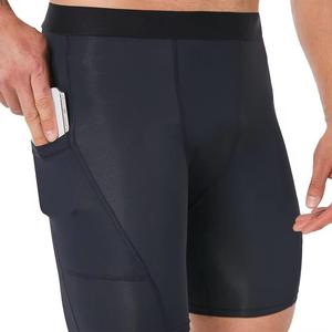 Shorts de compression décontractés pour hommes, personnalisables sur demande, 75% Nylon + 25% Spandex, anti-plis, taille élastique, respirants, pour le dropshipping - Product Image 1