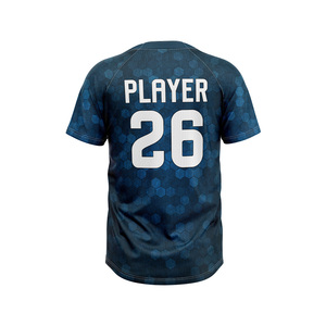 Camiseta de Béisbol Personalizada con Logotipo y Nombre Impresos, al por Mayor, Estilo Vintage, Sublimada, para Jóvenes, Ropa de Béisbol y Sóftbol, Camisetas de Béisbol - Product Image 3