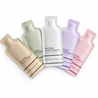 Pochette d'échantillons cosmétiques personnalisée en PET, 2 ml, 3 ml, 5 ml, emballage en sachet pour crème, lotion, nettoyant, sérum, shampoing