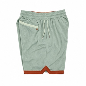 Shorts de basketball en mesh personnalisés de haute qualité, vente en gros OEM, shorts de basketball pour hommes, qualité supérieure, séchage rapide, décontractés et confortables - Product Image 3
