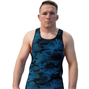 ชุดมวยปล้ำคุณภาพพรีเมียม Fezco Industries รุ่น FI-2002 พิมพ์ลายโลโก้ดิจิทัล ผลิตจากโพลีเอสเตอร์ 100% แห้งเร็ว ระบายอากาศได้ดี มีไซส์พลัส - Product Image 6