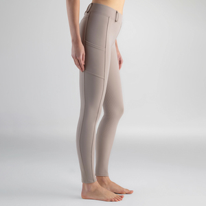 High Demand Women Horse Riding Breeches High Waist Full Seat Breathable Four Season Spandex Nylon Leggings OEM Factory - Product Image 4