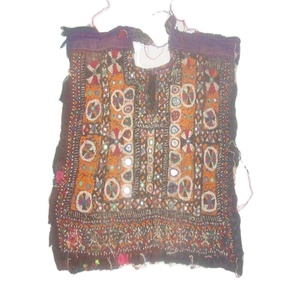 Étnico Vintage Baloch Tribal bordado apliques parche encaje Banjara espejo trabajo tela último estilo blusas vestidos primavera corta - Product Image 1