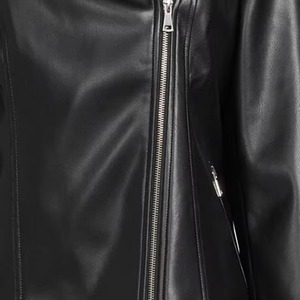 Wholesale Custom Hooded Women <b>Leather</b> <b>Jacket</b> Genuine Motorcycle Biker Coat Slim Fit <b>Real</b> Sheepskin Outerwear Apparel Top - Product Image 5