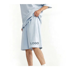 Camiseta y Pantalones Cortos Extra Grandes con Diseño Personalizado, Impresión de Logotipo en Serigrafía, Tela de Primera Calidad para Unisex - Product Image 4