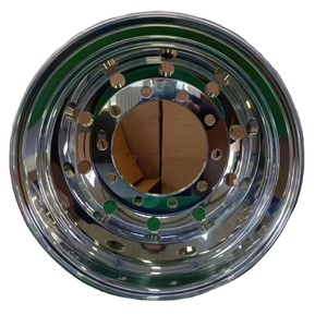 Ruedas <span class=keywords><strong>de</strong></span> Aluminio <span class=keywords><strong>para</strong></span> Camión Zhengde JieFang 19.5x7.50 <span class=keywords><strong>de</strong></span> <span class=keywords><strong>8</strong></span> Orificios, Llanta Cromada, Tamaño <span class=keywords><strong>de</strong></span> Neumático 265/70R19.5, Nuevas con 3 Años <span class=keywords><strong>de</strong></span> Garantía, Retrofit/Actualización - Product Image 1