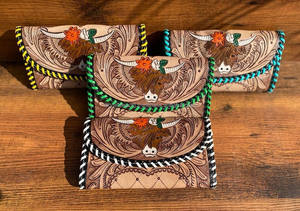 Nouveau Style occidental usiné à la main sculpture pochette femmes Designer portefeuille Offre Spéciale coque de téléphone portefeuille pour plusieurs utilisations - Product Image 4