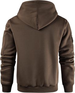 Sudadera con Capucha de Alta Calidad para Hombre, Oversize, de Algodón Polar, con Estampado Personalizado, Pedrería, Estilo Urbano, Hip Hop, Ropa de Uso Diario, Fabricante ODM - Product Image 1