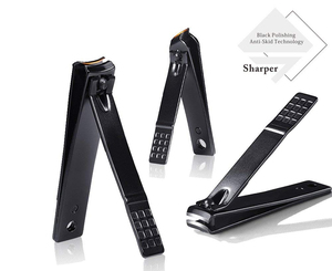 Matte Black <b>Manicure</b> Pedicure Set 17 in 1 <b>Manicure</b> Pedicure <b>Kit</b> Nail Clipper Set with Luxurious Leather Case - Product Image 4