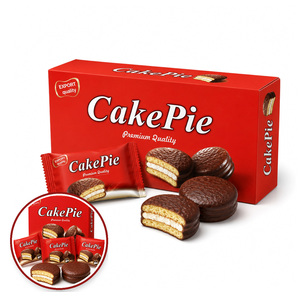 Big Sale Delicious Top Notch Quality Factory In Vietnam Hot Sale <b>Chocolate</b> Pie Packed 12 packs in Box - Product Image 1