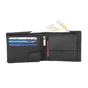 Handmade Luxury Fashion Genuine Leather <b>Black</b> <b>Wallet</b> <b>for</b> <b>Men</b> Slim <b>Wallet</b> - Product Image 6
