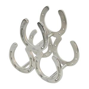 Estantes decorativos para vino, accesorios para encimera de mesa, soporte para 3 botellas, acabado en cobre - Product Image 2