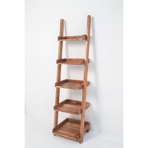 <b>Rustic</b> Acacia Wood Ladder <b>Shelf</b> | Wholesale Wooden Wall <b>Shelves</b> - Product Image 1