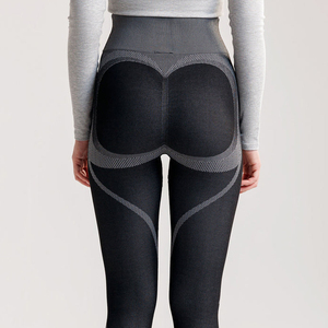 Leggings de yoga décontractés pour femmes de qualité supérieure, respirants, antibactériens, en coton/fibre de bambou, sur mesure, légers, taille élastique - Product Image 5