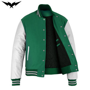 Veste d'hiver coupe-vent de haute qualité personnalisée, veste de baseball avec patch brodé, veste varsity pour hommes, logo personnalisé - Product Image 5