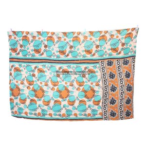 Kantha Sari Gudri Indian Reversible Hand Stitched Heavy <b>Throw</b> Old Sari Blanket Patch Work Heavy 3 To 5 Layers Kantha <b>Quilt</b> - Product Image 5