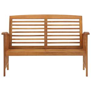 Banc de jardin en bois d'acacia massif, durable et de taille moyenne, banc de patio naturel pour usage extérieur - Product Image 2
