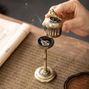 Latest Bird <b>Lantern</b> Incense Burner Handmade Vintage Metal Aroma Holder Luxury Home Decor Gift Item - Product Image 1