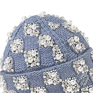 Latest <b>Winter</b> Warm and Breathable Knitted Beanies <b>Hat</b> Designer Jacquard Embroidery Custom Logo <b>Hat</b> Unisex Adult Luxury Beanie - Product Image 6