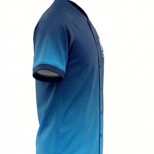 Camiseta de Béisbol Sublimada de Primera Calidad, Colores y Logotipos Personalizados, Transpirable, de Secado Rápido, Uniformes Deportivos para Equipos, Venta al Por Mayor - Product Image 4