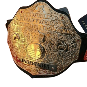 Cinturón de Campeonato Mundial de Peso Pesado de la WWE, Personalizable, de Alta Calidad, Dorado y Negro, Cinturón Deportivo Personalizado, Cinturón de Título de Undertaker - Product Image 5