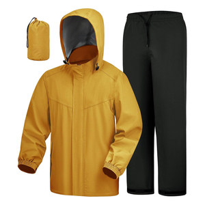 Combinaison de pluie de qualité export, vêtements de randonnée et de camping haut de gamme pour les voyages en plein air, fabricant - Product Image 1