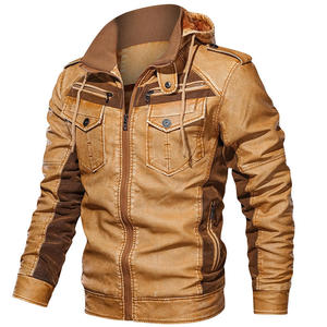 Blouson Bomber Décontracté Homme en Cuir PU Haute Qualité 2026 Style Streetwear avec Logo Frontal Respirant Vente en Gros Nouvelle Arrivée - Product Image 5