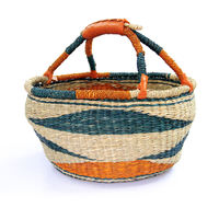 Panier Bolga Fait Main Durable Panier en Herbe Marine Naturelle Fournisseur Éthique Vietnam
