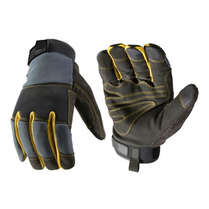 Reinforced Synthetic Leather Amara Mechanic Gloves Work Protection Industrial Hand <b>Safety</b> Anti Slip Heavy Duty Work Gloves - Product Image 5