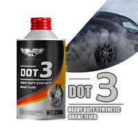 Oem Original Brake Fluid Biru Putih Merah Pelumas Oli dalam Botol Plastik 250ml Dot3 Dot4