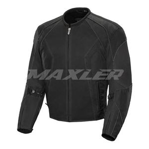 Veste de moto d'été pour femme approuvée CE Doublure imperméable détachable avec fermetures à glissière de ventilation et col montant - Product Image 1