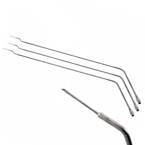 Aguja de inyección laríngea Kleinsasser de 260 mm con extremo de bayoneta y bloqueo Luer, juego de instrumentos quirúrgicos ORL, manual, clase I - Product Image 4