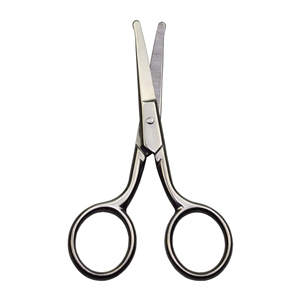 Tijeras Profesionales de Acero Inoxidable para Recortar Cejas, Hoja Recta Afilada, No Plegables, para Diestros, Herramienta de Belleza - Product Image 1