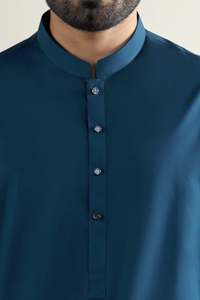 Salwar Kameez de Color Sólido para Hombre 2026, Alta Calidad, OEM, ODM, Precio al por Mayor, Nuevo Estilo, Kurta Pajama, Ropa India y Pakistaní para Hombre - Product Image 5