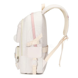 Mochila de viaje con logotipo personalizado, costuras resistentes, diseño multibolsillos para portátil, senderismo, actividades al aire libre y necesidades de viaje. - Product Image 4