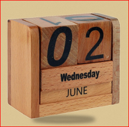 Calendario Perpetuo de Madera, Cubo de Planificación con Fecha Hecha a Mano, Organizador de Escritorio, Decoración para el Hogar y la Oficina - Product Image 5