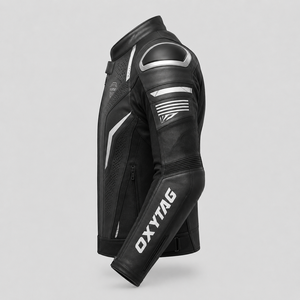 Custom Made Windproof Winter Motorbike Leather Jacket with Full Protection Sport <b>Protector</b> Unisex Design Cheap Price OEM - Product Image 2