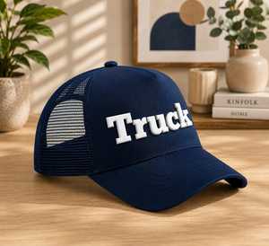 Gorra Trucker de 6 Paneles Ajustable para Mujer, con Estampado 'Mum Happy Birthday' y Malla Negra y Rosa, Casual, Primavera Verano - Product Image 2