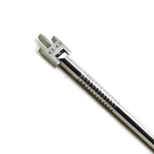 Jauge de hauteur ergonomique manuelle en acier inoxydable pour bracket orthodontique, positionneur de tête mobile à 3 positions, dentaire moleté - Product Image 4